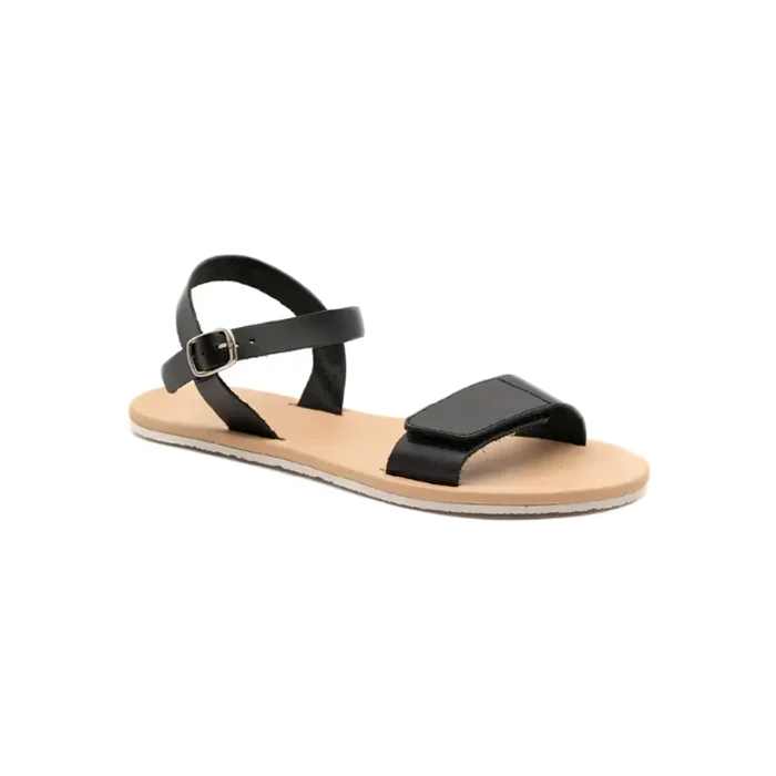 1446  SANDALIA PIEL NEGRO